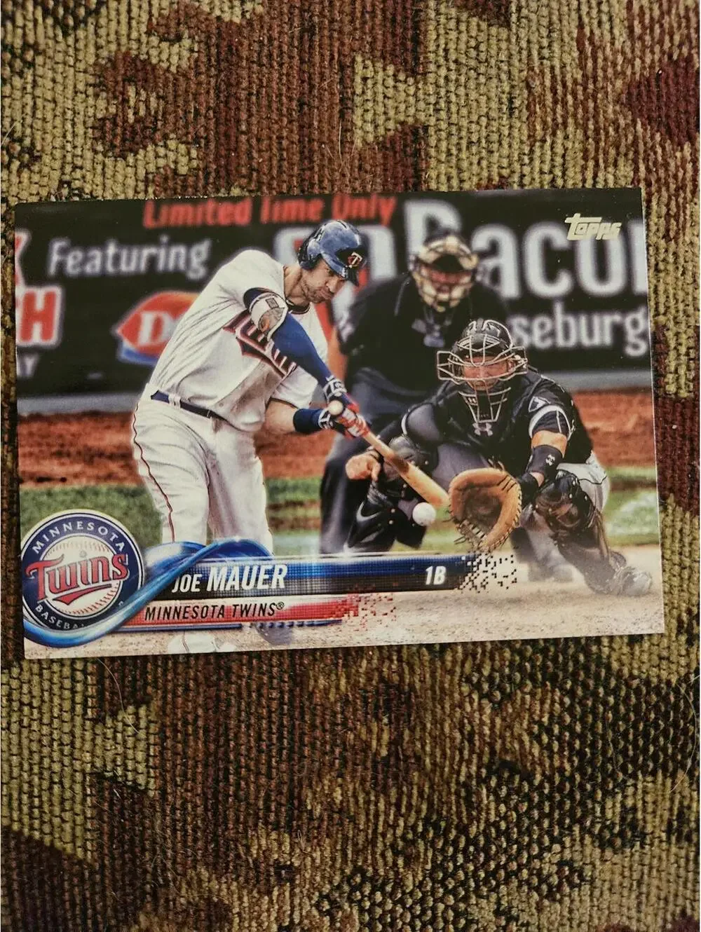 Joe Mauer - HOF - 2018 Topps #231 - Twins - RAW Mint